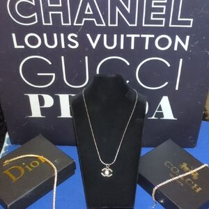 Elegant Silver Necklace with Pendant